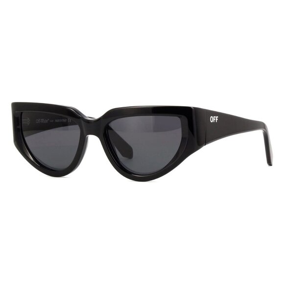 A0459Z New OFF-WHITE Seward Black Cat Eye OERI116 1007 Sunglasses Women - Picture 1 of 4